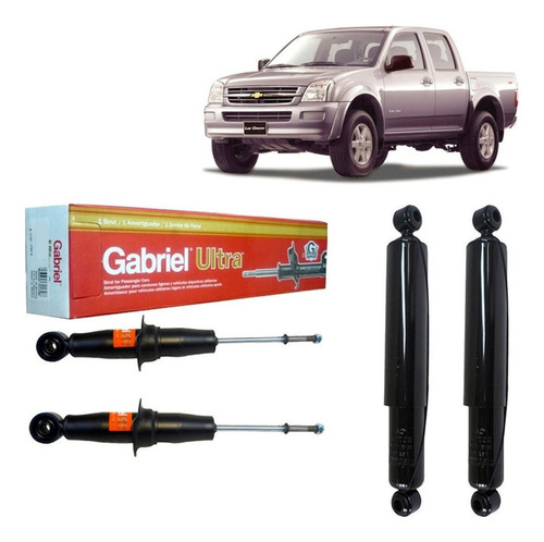 Kit Amortiguadores Tras Del Para Chevrolet D-max 2wd 05-14