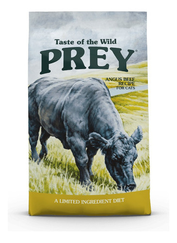 Taste Of The Wild Prey Angus Beef Feline 6 Lb Alimento Para Gatos Premium A Base De Res Angus Lenteja Y Grasa De Pollo Con Probioticos Facil Digestion