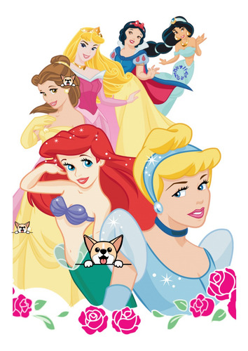 15 Libros Para Colorear Princesas, 16 Paginas Tamaño Carta