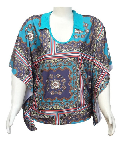 Blusa Kaftan Plus Size