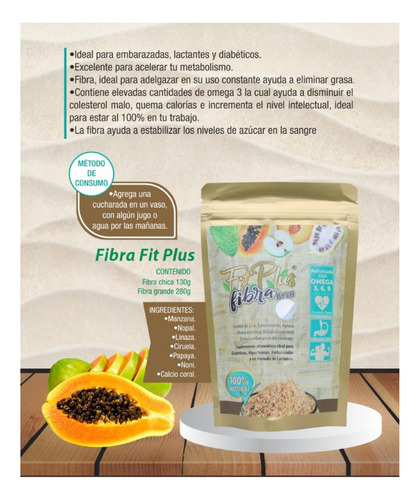 Fibra Artesanal Fit Plus 280grs Orginal 100% Natural Oaxaca