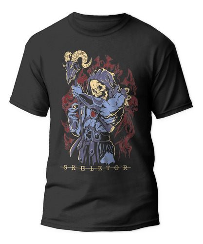 Polera Skeletor He Man Estampados Hombre Mujer Niña Niños