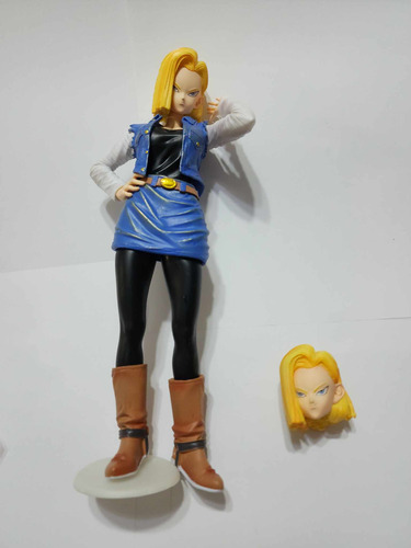 Figura Dragon Ball Z Super Heroes Androide 18 Sexy 25cm