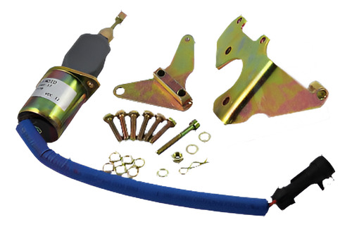 Combustible Cierre Solenoide Kit Para 94-98 5.9l Dodge Diese