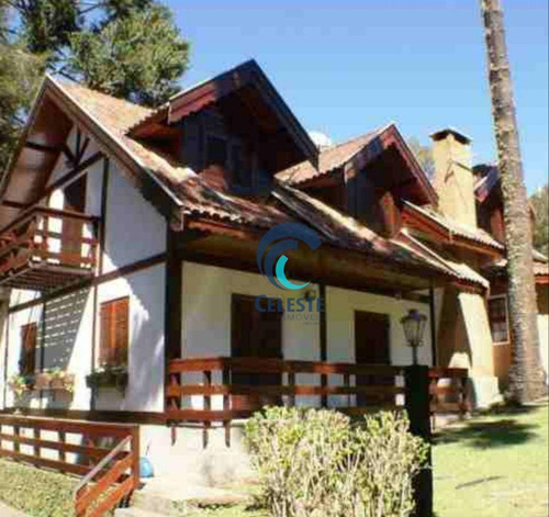Imagem 2 de 9 de Casa Com 5 Dormitórios À Venda, 250 M² Por R$ 848.000,00 - Vila Inglesa - Campos Do Jordão/sp - Ca0957