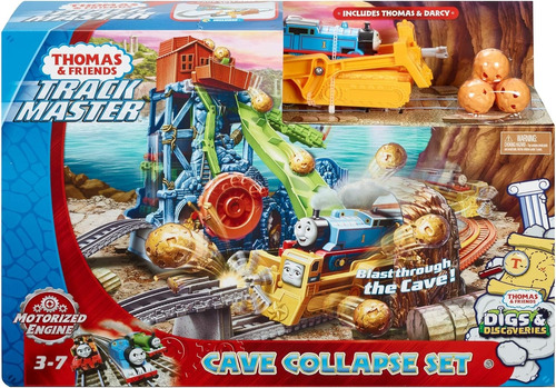 Thomas & Friends Trackmaster Colapso Cueva Autopista Gdv43