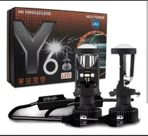 Comprar Bombillo Led H4 Tipo Lupa Y6 De 12mil Lúmenes Chip Csp