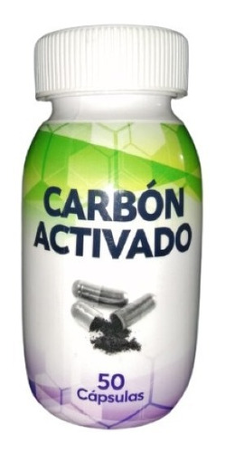 Carbón Activado Contenido 50 Capsul - Unidad a $330