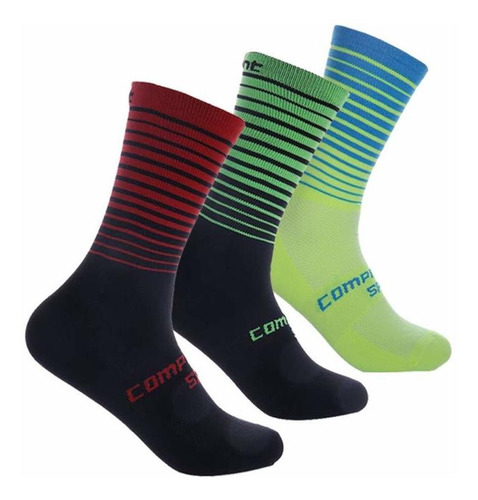 Compressprint - Calcetines De Ciclismo De 3 A 4 Pares De Cal