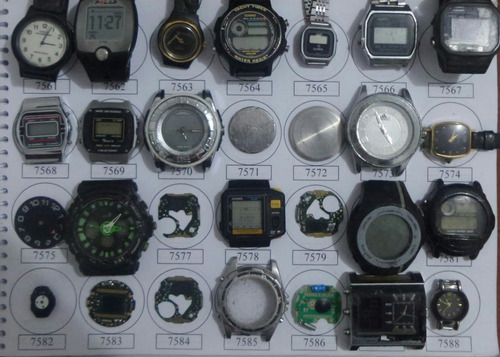 Lote 28 Sucatas Casio E Outros- Máquina Do Tempo