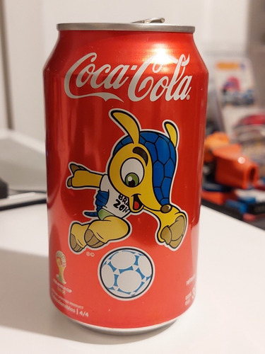 Lata Coca Cola Fuleco Brasil 2014 