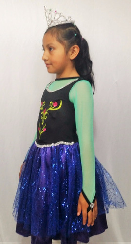 Disfraz Vestido Ana Froze Elsa Niña Princesa Hallowen Envio