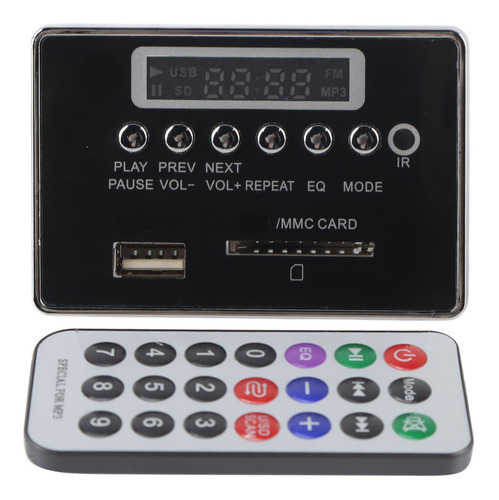 Tarjeta Decodificadora Bluetooth Mp3, Módulo De Audio, Memor
