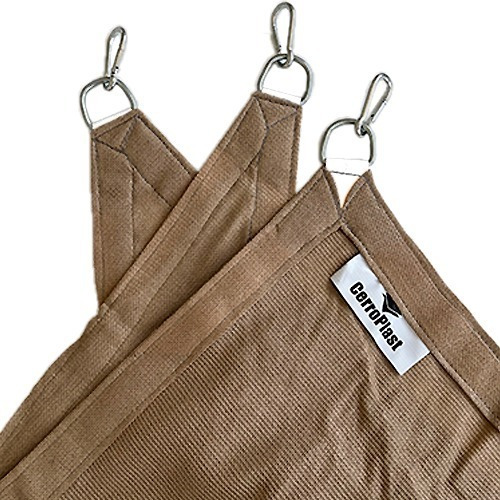 Toldo Vela Decorativa Triangular Beige 90% 3m X 4m X 4.9m