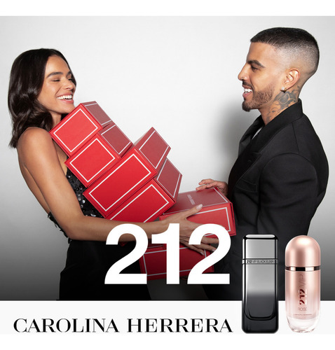 Perfume Importado Masculino 212 Vip Black Elixir De Carolina Herrera Eau De Parfum 100ml