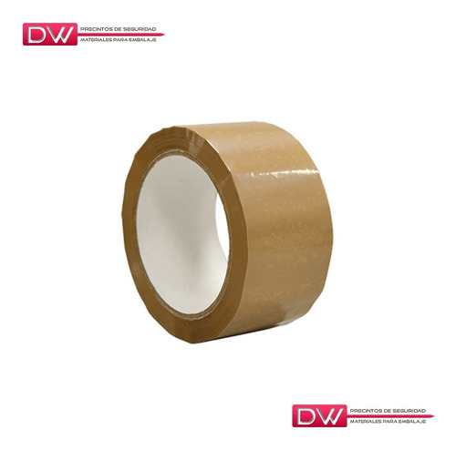 Imagen 3 de 10 de Pack X6 Cinta Embalaje Reforzada Marron 45mm X 90mts Dw !