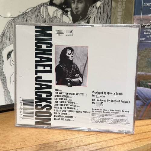 Cd Michael Jackson Bad Eu Import. Remasterizado
