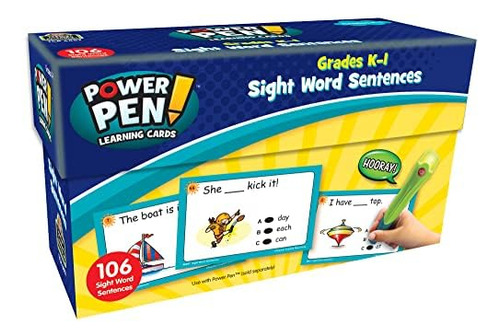 Power Pen Learning Cards, Sight Word Sentences (6857), ...