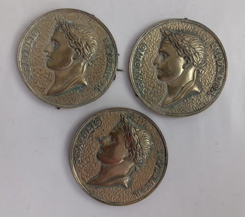Napolio Imperator Medalla Bronce Napoleon Emperador 6,4 Diam