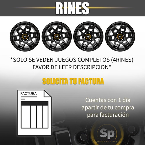 Rines 15 Aluminio 6/139 Chevrolet Tacoma Hilux L200 Ranger
