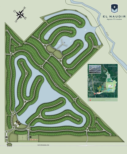 Lote Venta De 853,35 M2 A La Laguna En El Naudir Escobar