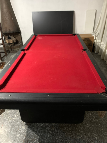 Pool Con Mesa De Ping Pong Rojo (Usado)