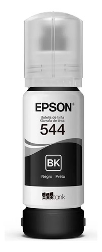 Tinta Epson T544 Preto De 65 Ml L1250 L3250 L5290 L3150