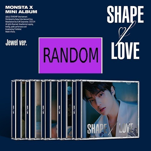 Monsta X - Shape Of Love Original Kpop Jewel Case Random 