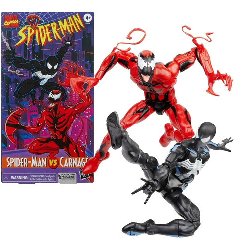 Figuras Marvel Legends Series Spider-man Symbiote & Carnage