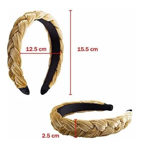 Diademas - Diademas Para Cabello - Siquk - 6 Diademas Trenza