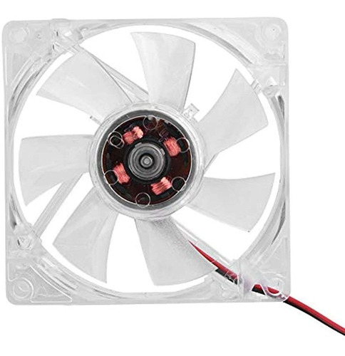 80mm Led Light 12v 4pin Mute Pc Case 2500 Rpm Ventilador De