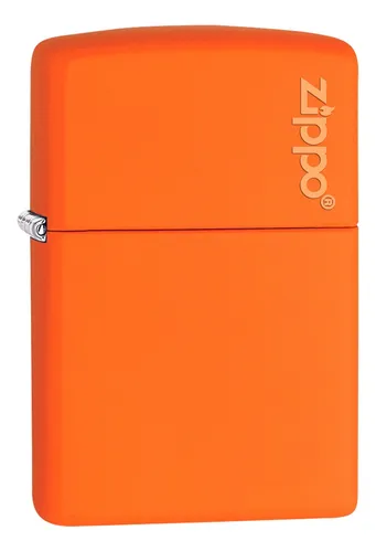 comprar Encendedor Zippo Lighter Classic Orange Matte Logo Naranja