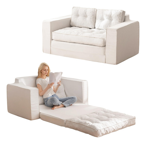 Yoshoot Sofá Cama Biplaza Sofá Cama Convertible De 55