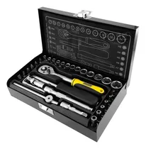 Comprar Juego de Tubos Barovo Ju3314 Cromado 34 Piezas 1\u002F4 con Estuche Color Negro