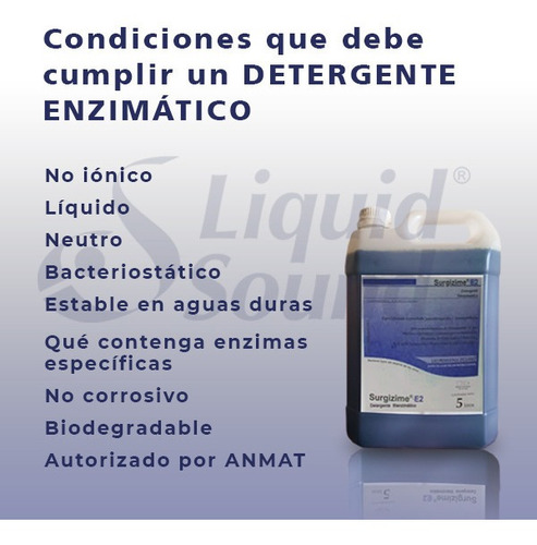 Detergente Enzimático Surgizime O3 Bidón X 5 Lts