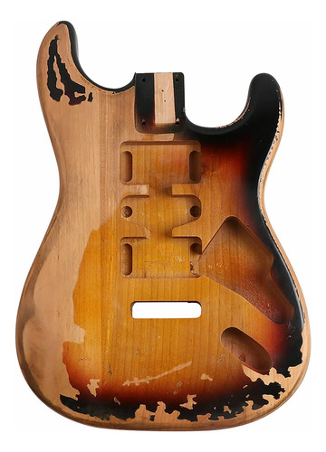 Cuerpo De Guitarra Eléctrica Relic St Style Alder Nitr...