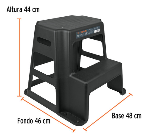Banquito Taburete De 1 Escalon, Antiderrapante Soporta 150kg