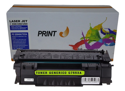 Toner 53a Q7553a Generico Laser M2727nf P2014 P2015n P2015dn