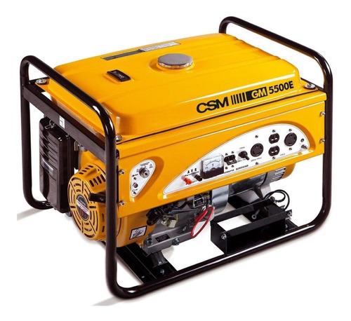 Gerador portátil CSM GM 5500E 6000W monofásico com tecnologia AVR 127V/220V