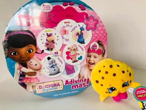 Combo Adivina Mas  Doctora Juguete + Peluche Shopkins Kreker