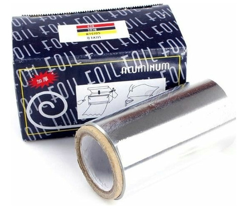 Papel Aluminio Foil Uñas Removedor Acrílico Gel Semi 50mts