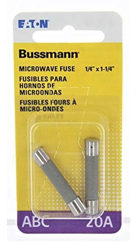 Bussman Bpabc20 20 Amp 250 Voltios Microondas Horno Fusible