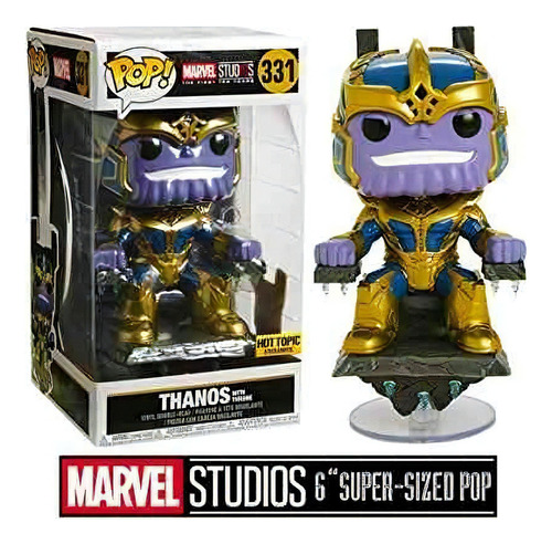 Figura de acción  Thanos With Throne de Funko Pop!