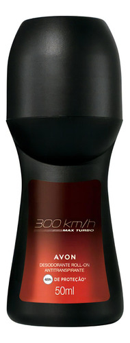 Desod Antitranspirante Roll-on Avon 50ml - 300km/h Max Turbo