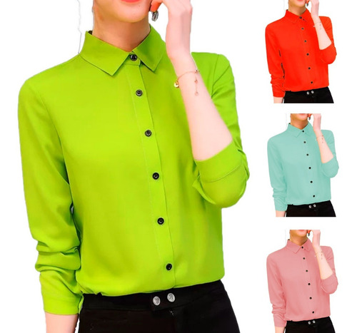 Imagen 2 de 2 de Camisas Y Blusas Dama Lourdes