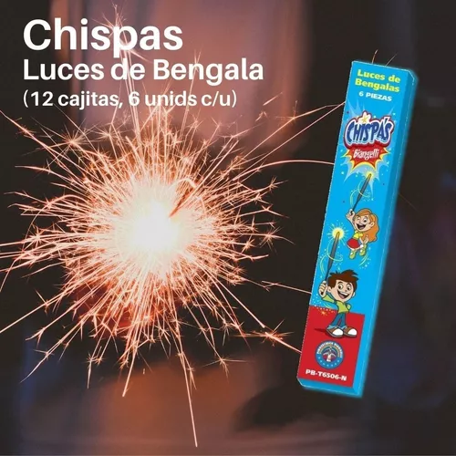 Fuegos Artificiales Sparklers Chispitas Luz De Bengala