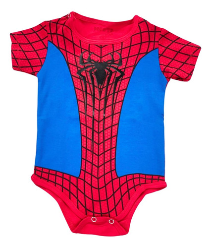 Body Enterizo Bebecrece Disfraz Bebe Spiderman Algodon