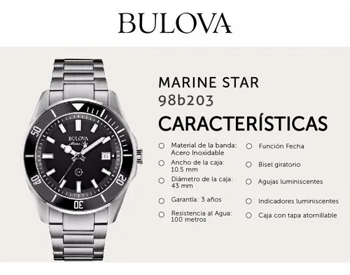 Reloj Bulova 98b203 Hombre. Envio Gratis