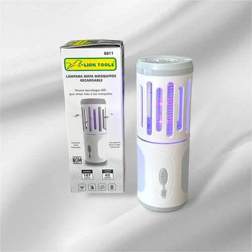 Lámpara Uv Mata Mosquitos Recargable Con Luz Ultra Violeta