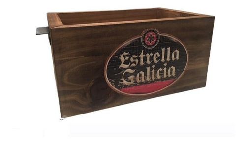 Cajon De Madera Vintage Cervezas - Perez Tienda -